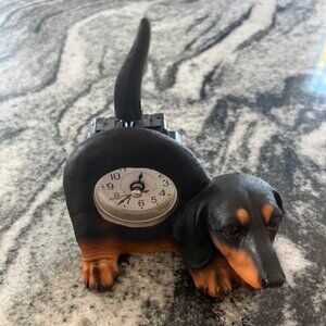 Dachshund clock